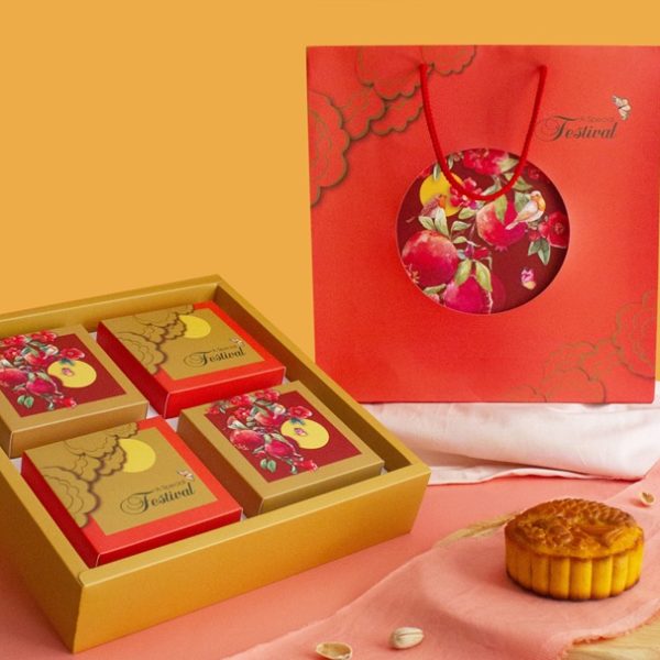 Mẫu hộp bánh trung thu phong cách truyền thống