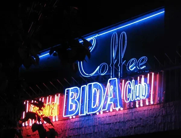Biển LED Bida Neon Xanh Lá Chữ Đỏ