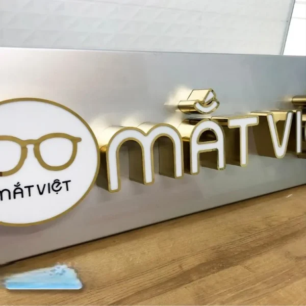 Chữ Inox 201 Bóng Gương Dày 1.5mm 35cm