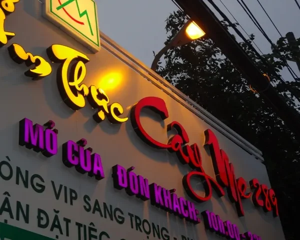 Bảng Hiệu Inox 304 Hắt Sáng Theo Yêu Cầu Dich vu lam bang hieu quan nhau gia re tai tphcm 1