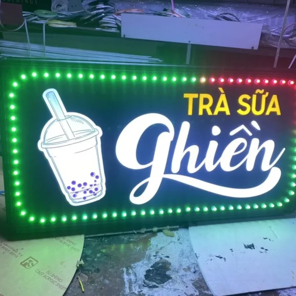 Dich vu lam bang hieu tra sua theo yeu cau tai Quang Cao 24h