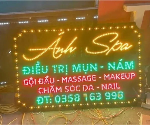 Dich vu lam bien led vay spa tai Quang Cao 24H