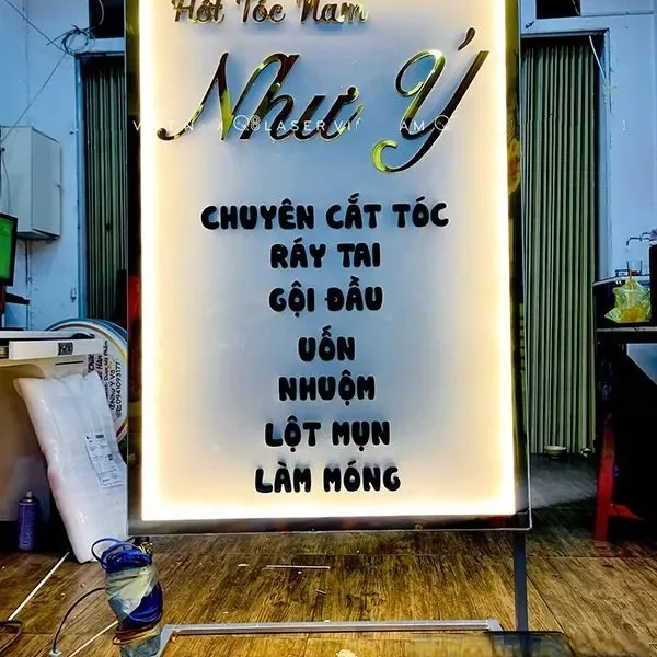 Quy trinh lam bien vay dung chuyen nghiep tai Quang Cao 24H