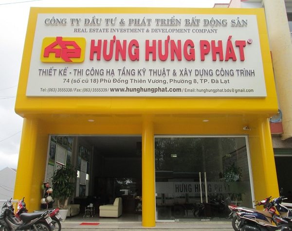 15+ mẫu bảng hiệu công ty Bất Động Sản đẹp, chuyên nghiệp biển hiệu alu bất động sản