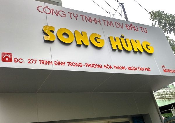 Làm bảng hiệu quận Bình Thạnh giá rẻ, bền đẹp Mẫu bảng hiệu đẹp Alu