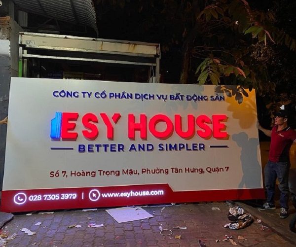 15+ mẫu bảng hiệu công ty Bất Động Sản đẹp, chuyên nghiệp Biển hiệu quảng cáo bất động sản