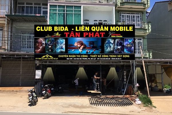 bảng hiệu bida bạt hiflex