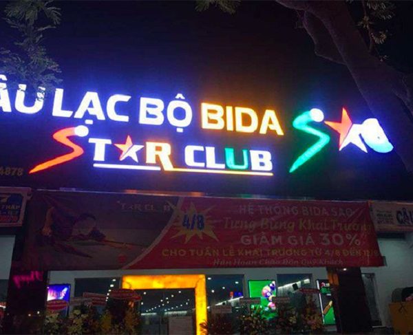 bảng hiệu bida đẹp