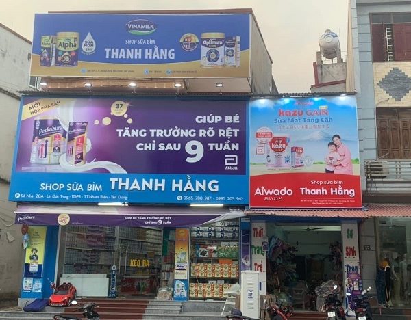 35+ Mẫu Bảng Hiệu Cửa Hàng Bỉm Sữa Đẹp Nhất Bảng hiệu cửa hàng bỉm sữa