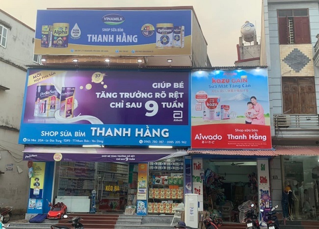bang-hieu-bim-sua Bảng hiệu cửa hàng bỉm sữa