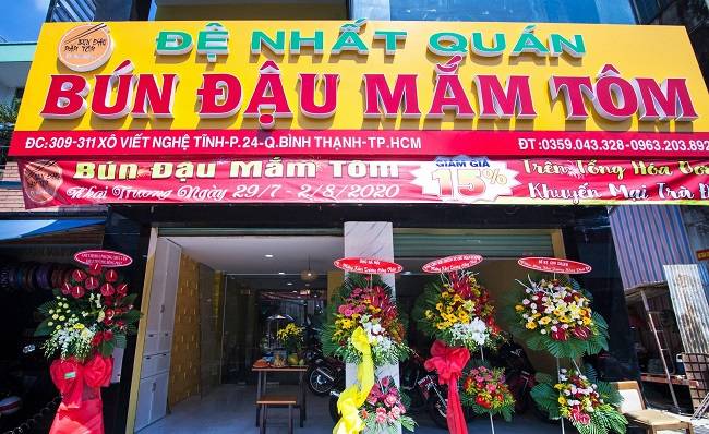 30+ Mẫu Bảng Hiệu Bún Đậu Mắm Tôm Đẹp, Ấn Tượng Nhất bang hieu bun dau mam tom
