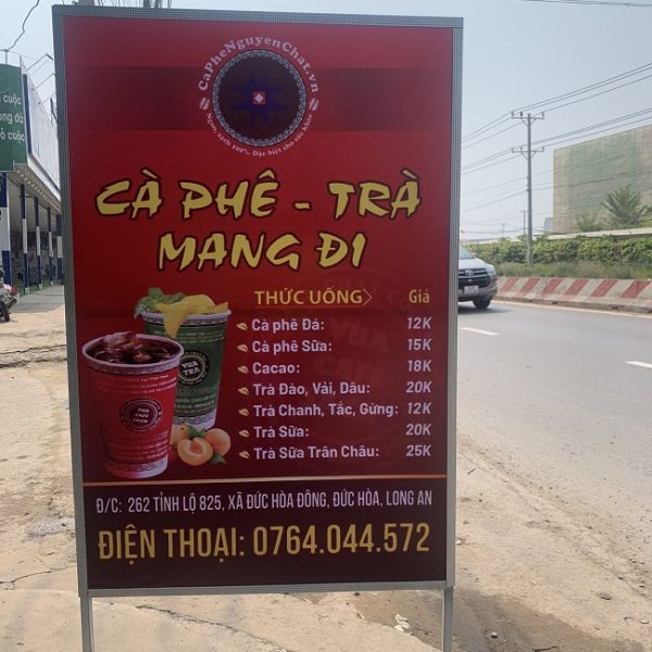 bảng hiệu coffee mang đi