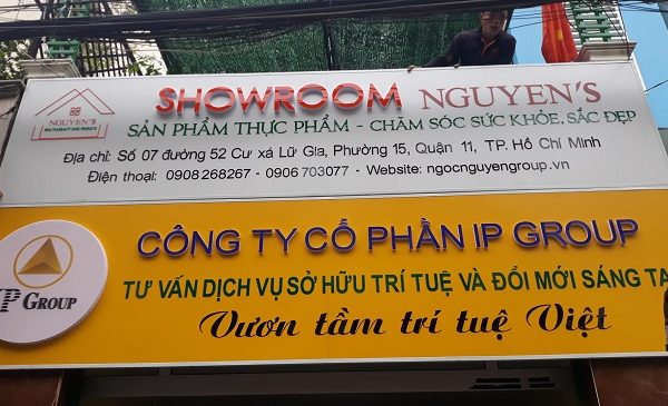 Bảng hiệu quảng cáo công ty alu