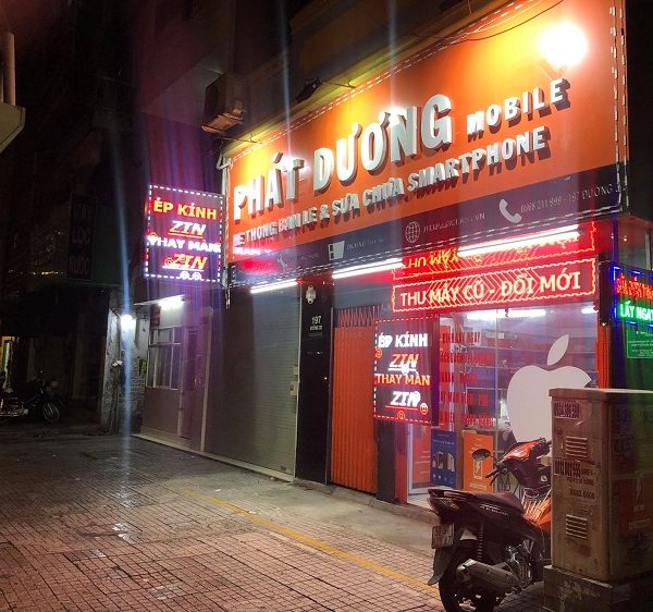 Mẫu bảng hiệu cửa hàng điện thoại
