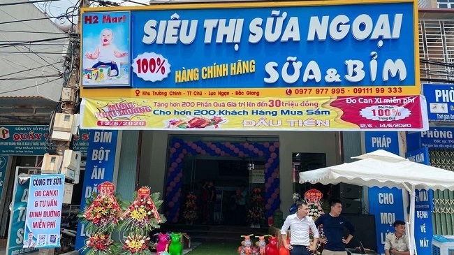 35+ Mẫu Bảng Hiệu Cửa Hàng Bỉm Sữa Đẹp Nhất bang hieu cua hang sua