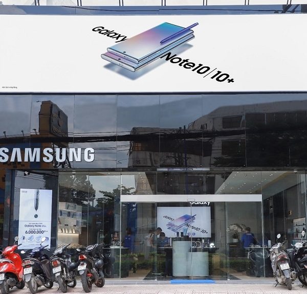 Biển hiệu cửa hàng điện thoại