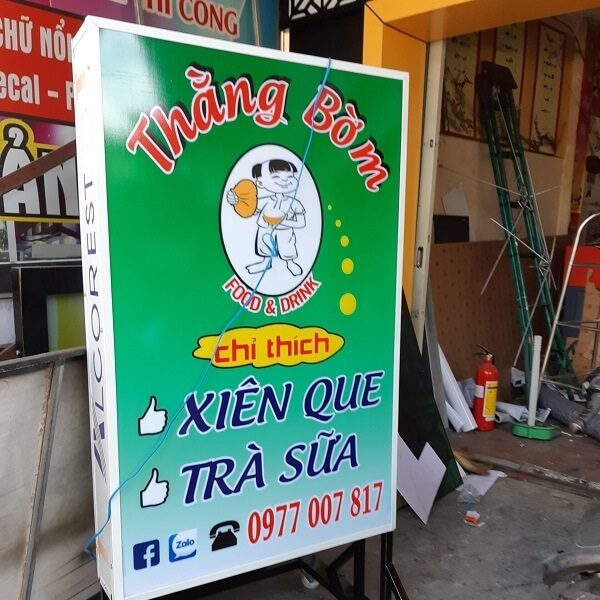 mẫu bảng đứng quảng cáo đẹp