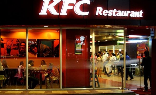 bảng hiệu gà rán KFC