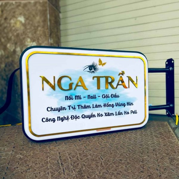 biển hộp đèn nail