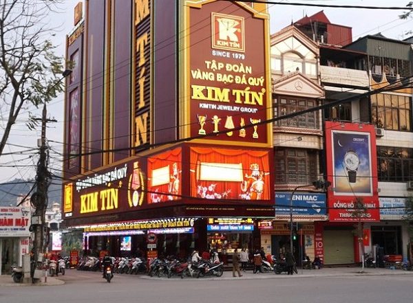 bảng hiệu đèn led tiệm vàng, bạc