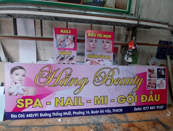 bảng hiệu nail bạt hiflex