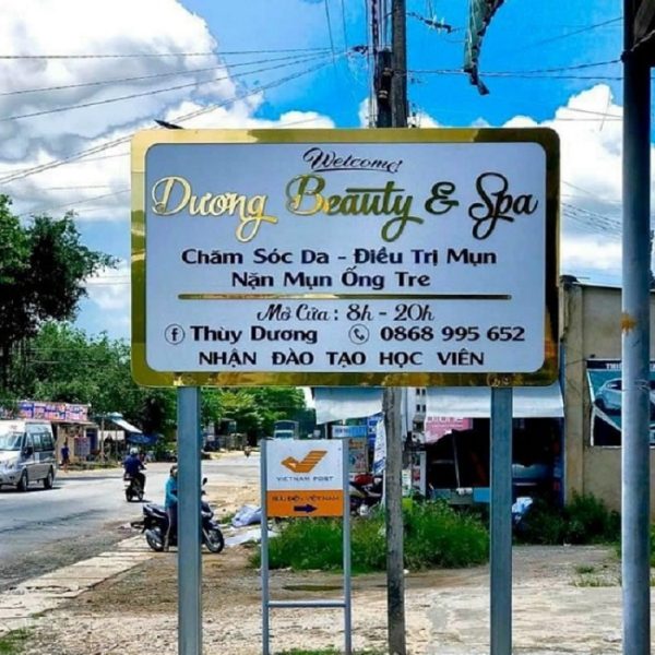 30+ Mẫu Biển Quảng Cáo Tóc và Móng Đẹp, Hot Nhất biển quảng cáo tóc và móng đứng