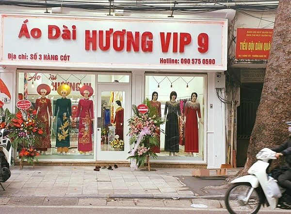 bảng hiệu nhà may áo dài
