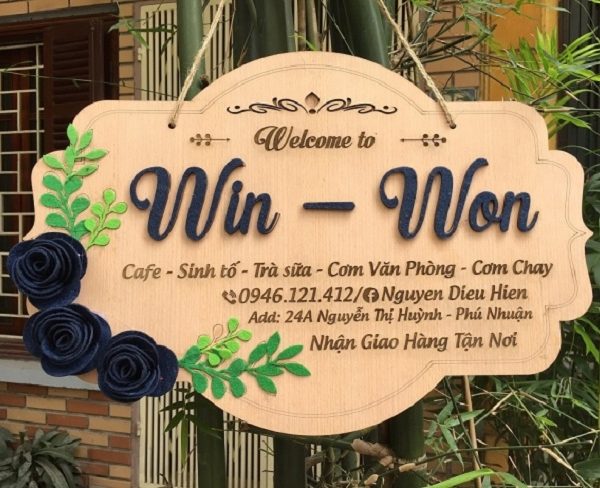 45+ Mẫu Bảng Hiệu Nhỏ Đẹp – Độc Đáo – Tinh Tế bảng hiệu nhỏ đẹp
