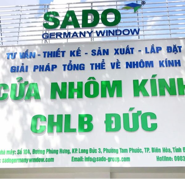 20+ Mẫu Bảng Hiệu Nhôm Kính (Xingfa) Đẹp, Giá Rẻ