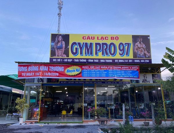 Biển quảng cáo phòng gym