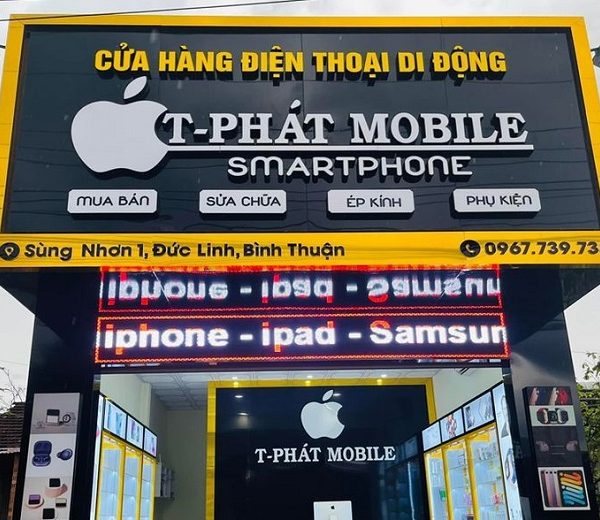 bảng hiệu phụ kiện bán điện thoại