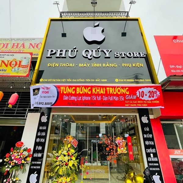 biển quảng cáo phụ kiện điện thoại