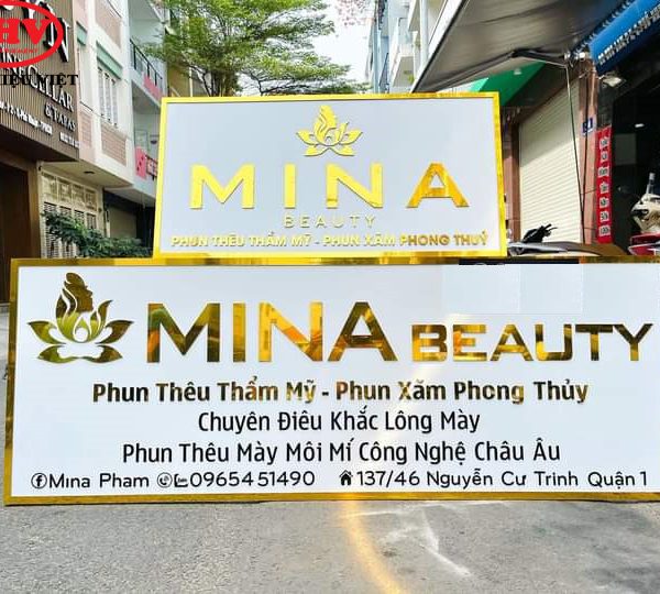 Hình ảnh làm bảng hiệu ở quận 5