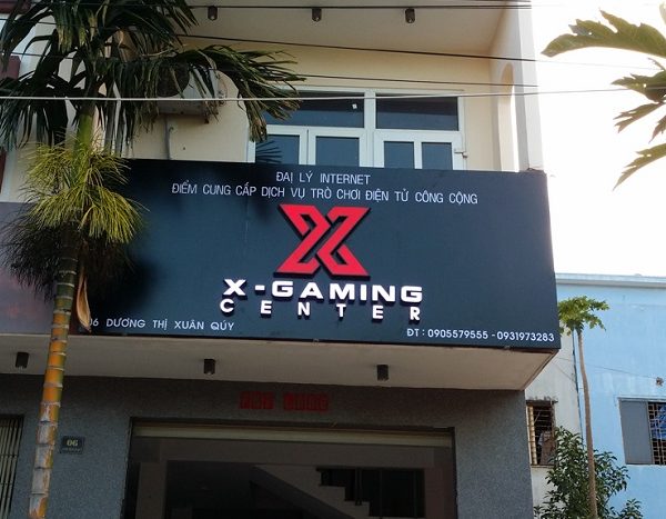 30+ Mẫu Biển Quảng Cáo Quán Nét Đẹp Thu Hút Game Thủ bảng hiệu quán net chất liệu Alu