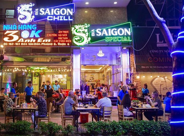 bảng hiệu quán nhậu đèn led