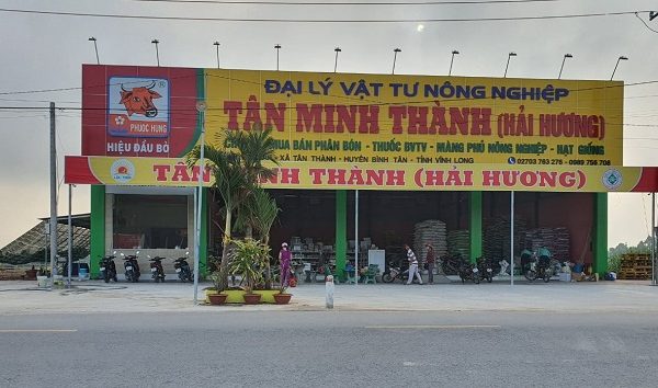 bảng hiệu phân bón đẹp