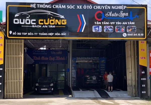 biển hiệu rửa xe alu