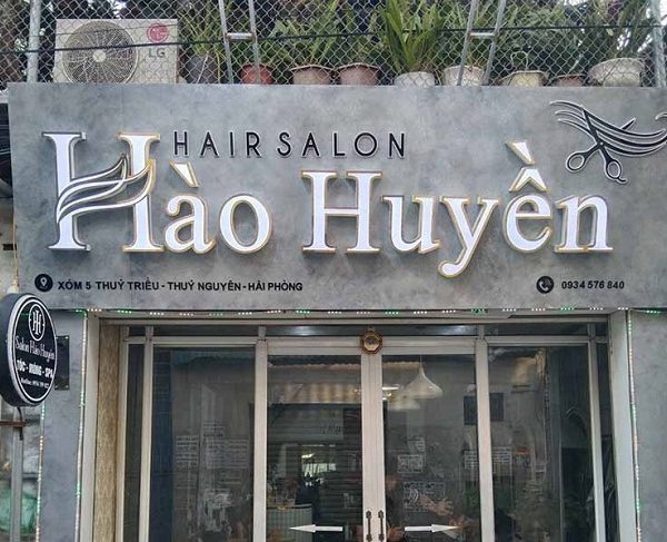 Bảng hiệu salon tóc nữ đẹp
