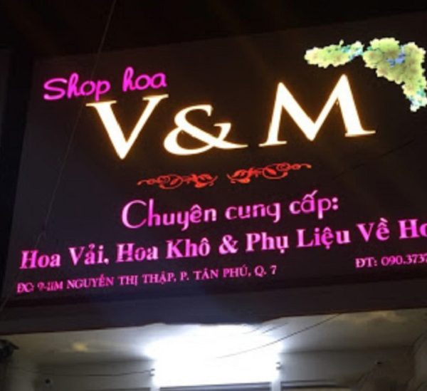 Top 30+ Mẫu Bảng Hiệu Shop Hoa Tươi Đẹp, Tinh Tế Nhất Bảng hiệu shop hoa tươi đèn led