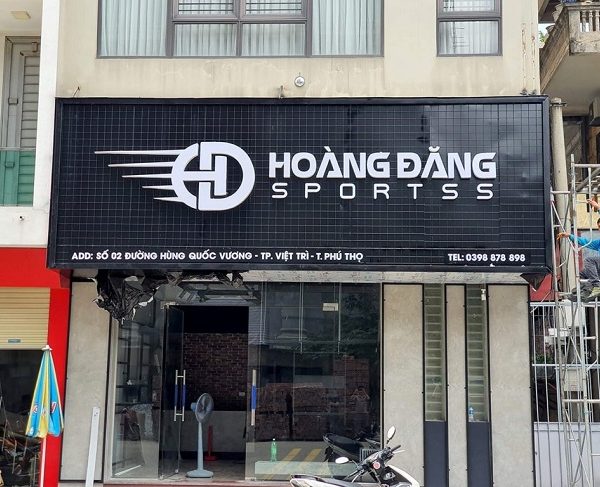 bảng hiệu shop thể thao chữ nổi
