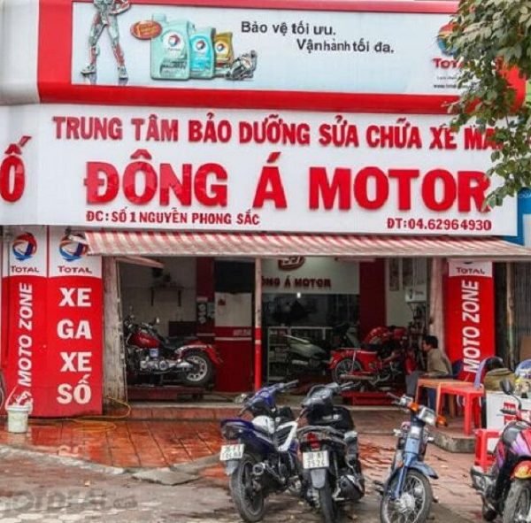 bảng hiệu tiệm sửa xe chữ nỗi