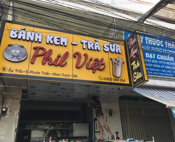 30+ Mẫu Bảng Hiệu Tiệm Bánh Kem, Bánh Sinh Nhật Đẹp Bảng hiệu tiệm bán bánh kem