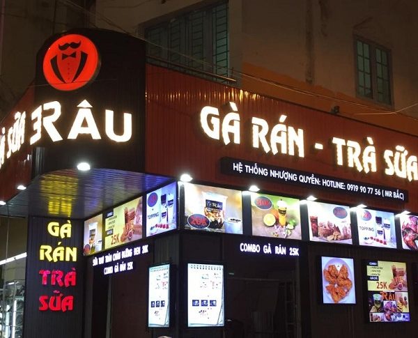 50+ Mẫu Bảng Hiệu Trà Sữa Đẹp Không Thể Bỏ Qua bảng hiệu quán trà sữa đèn led