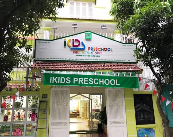 Mẫu biển trường mầm non đẹp