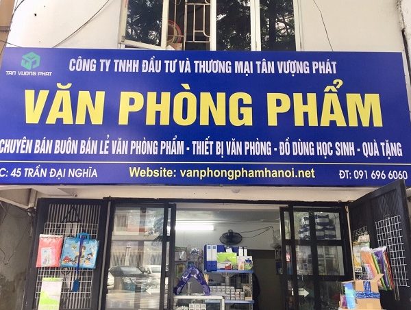 25+ Mẫu bảng hiệu văn phòng phẩm đẹp, hấp dẫn nhất