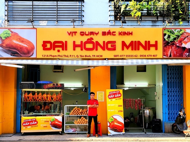 bang-hieu-vit-quay bảng hiệu bán vịt quay