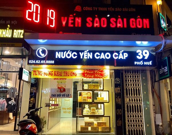 30+ Bảng Hiệu Quảng Cáo Yến Sào Đẹp, Thiết Kế Sang Trọng