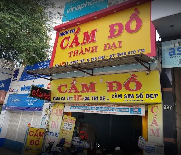 biển cầm đồ đẹp