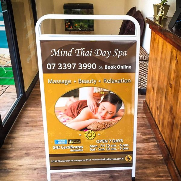 Làm biển quảng cáo gội đầu dưỡng sinh