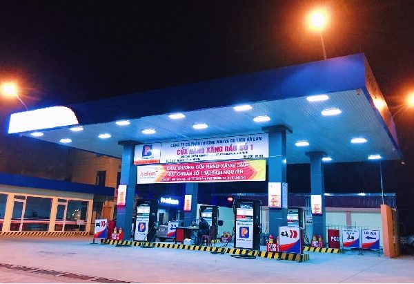 Làm bảng hiệu cây xăng chuyên nghiệp, đúng quy định Biển hiệu cửa hàng xăng dầu